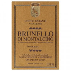 Conti Costanti Brunello di Montalcino 2015 (6x75cl)