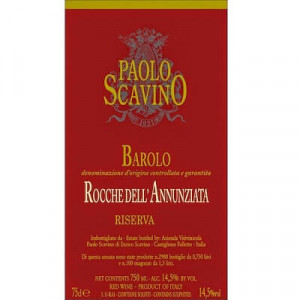 Paolo Scavino Barolo Riserva Rocche dell'Annunziata 2016 (6x75cl)