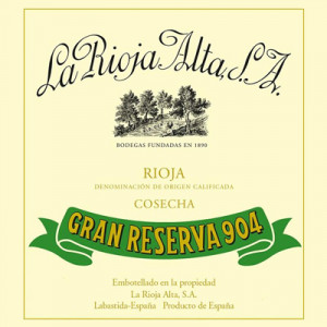 La Rioja Alta Gran Reserva 904 2004 (6x75cl)