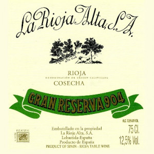 La Rioja Alta Gran Reserva 904 2011 (6x75cl)