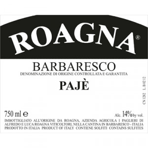 Roagna Barbaresco Paje 2013 (6x75cl)