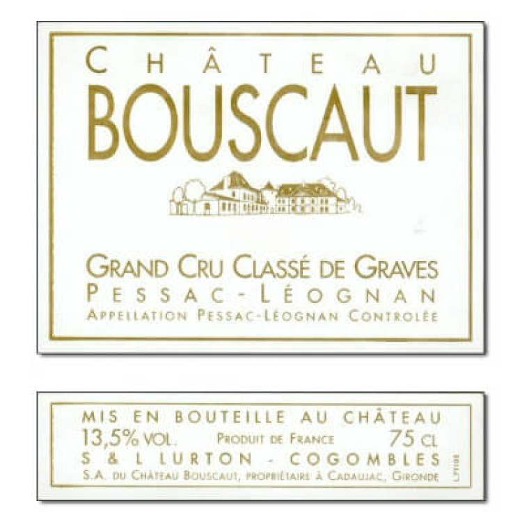 Bouscaut Blanc 2021 (6x75cl)