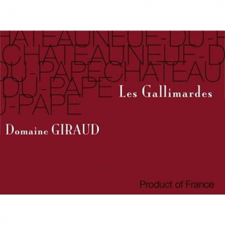 Giraud Chateauneuf-du-Pape Les Gallimardes 2016 (6x75cl)