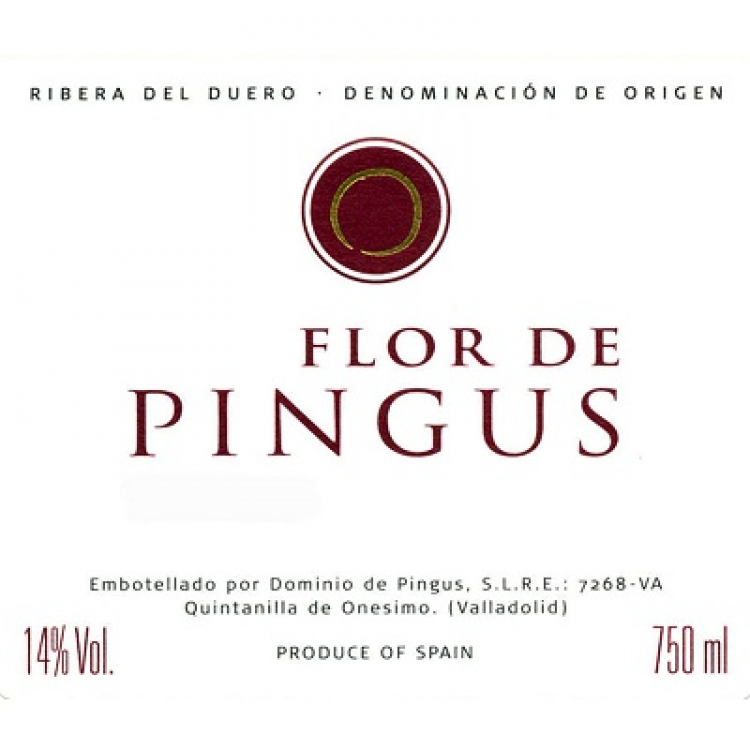 Pingus Flor de Pingus Ribera del Duero 2018 (12x75cl)