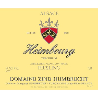 Zind Humbrecht Riesling Heimbourg 2018 (6x75cl)