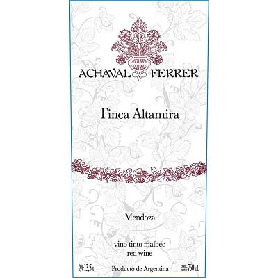 Achaval Ferrer Malbec Finca Altamira 2014 (6x75cl)