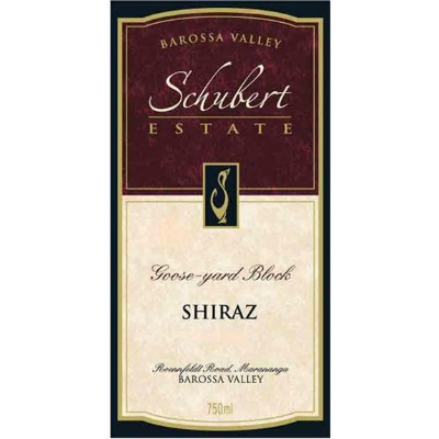 Schubert Estate Goose Yard Block Shiraz 2006 (6x75cl)