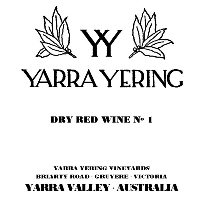 Yarra Yering Dry Red No.1 2017 (12x75cl)
