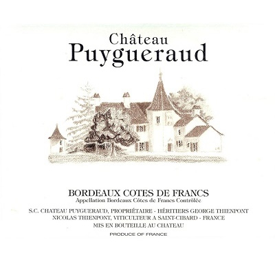 Chateau Puygueraud Cotes de Francs 2012 (12x75cl)
