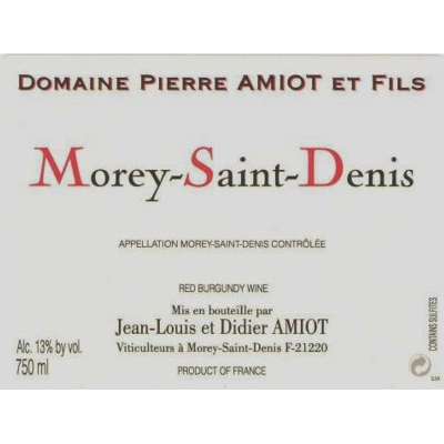Pierre Amiot Morey-Saint-Denis Rouge 2018 (3x150cl)
