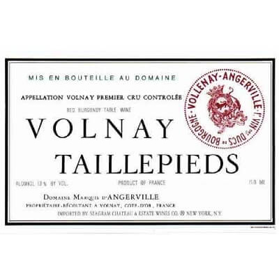 Marquis d'Angerville Volnay 1er Cru Taillepieds 2022 (3x75cl)