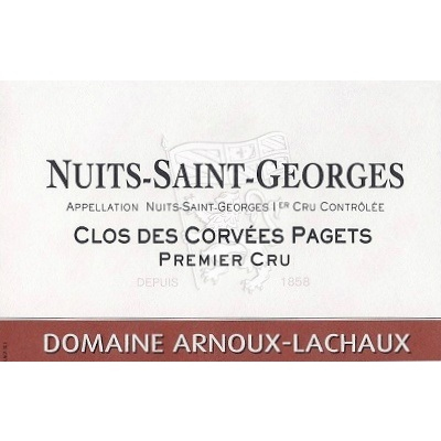 Arnoux-Lachaux Nuits-Saint-Georges 1er Cru Clos des Corvees Pagets 2015 (6x75cl)