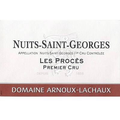 Arnoux-Lachaux Nuits-Saint-Georges 1er Cru Les Proces 2016 (6x75cl)