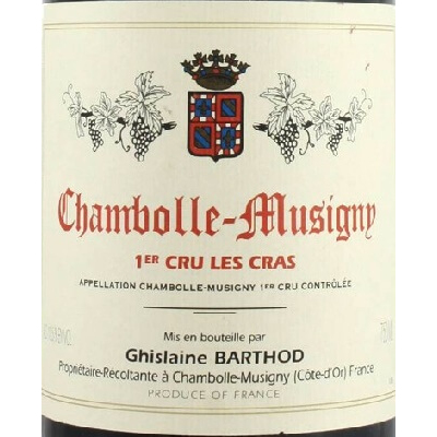 Ghislaine Barthod Chambolle-Musigny 1er Cru Les Cras 2022 (6x75cl)