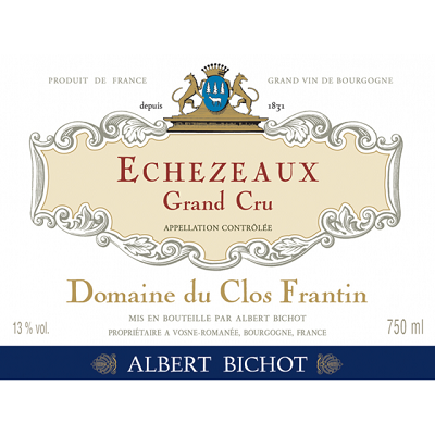 Clos Frantin (Albert Bichot) Echezeaux Grand Cru 2017 (6x75cl)