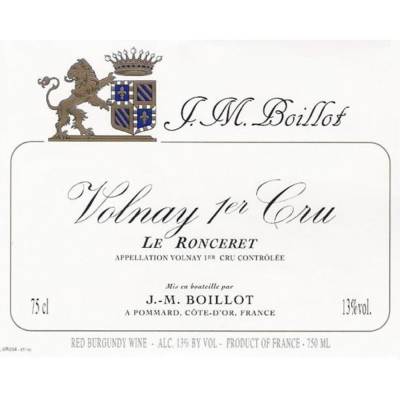 Jean Marc Boillot Volnay 1er Cru Le Ronceret 2022 (6x75cl)