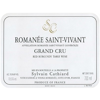 Sylvain Cathiard Romanee-Saint-Vivant Grand Cru 2011 (3x75cl)