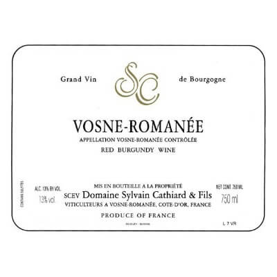 Sylvain Cathiard Vosne-Romanee 2009 (12x75cl)