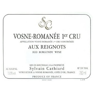 Sylvain Cathiard Vosne-Romanee 1er Cru Aux Reignots 2016 (6x75cl)