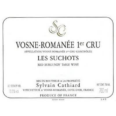 Sylvain Cathiard Vosne-Romanee 1er Cru Les Suchots 2009 (6x75cl)