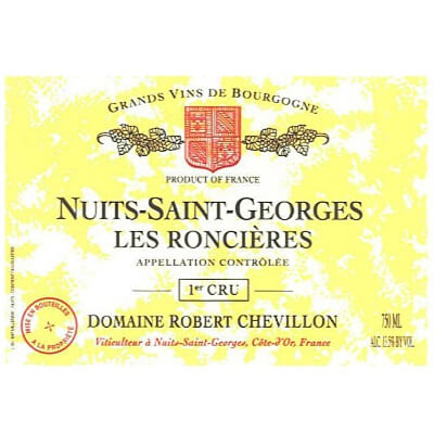 Robert Chevillon Nuits-Saint-Georges 1er Cru Les Roncieres 2020 (6x75cl)