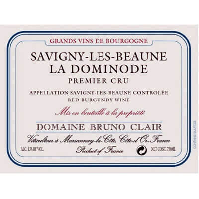 Bruno Clair Savigny-Les-Beaune 1er Cru La Dominode 2021 (6x75cl)