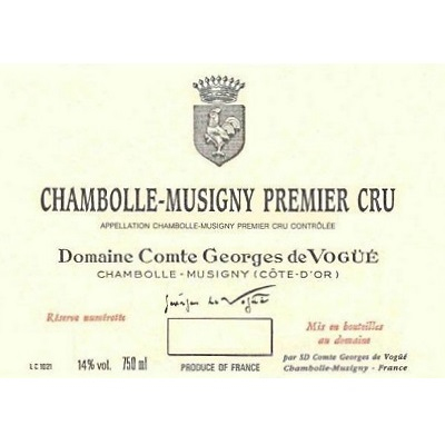 Comte Georges de Vogue Chambolle-Musigny 1er Cru 2018 (3x75cl)