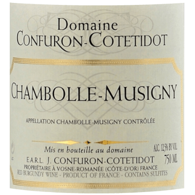 Confuron-Cotetidot Chambolle-Musigny 2016 (6x75cl)