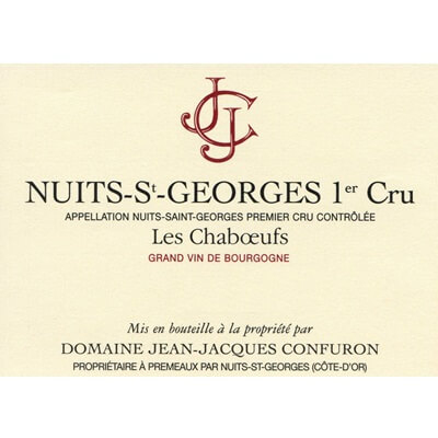 Jean-Jacques Confuron Nuits-Saint-Georges 1er Cru Les Chaboeufs 2022 (6x75cl)