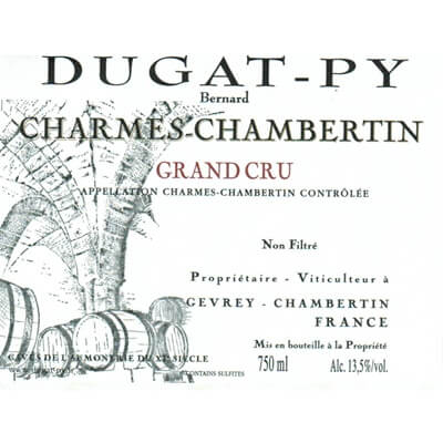 Bernard Dugat-Py Charmes-Chambertin Grand Cru 2022 (6x75cl)