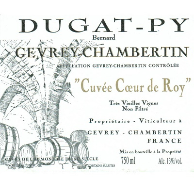 Dugat-Py Gevrey-Chambertin Coeur de Roy Tres Vv 2012 (12x75cl)