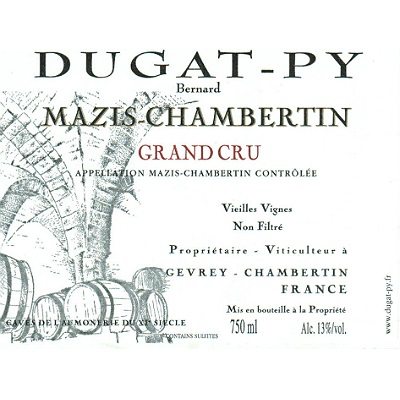 Dugat-Py Mazis-Chambertin Grand Cru Vv 2011 (1x75cl)