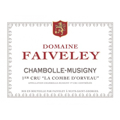 Faiveley Chambolle-Musigny 1er Cru Combe d'Orveau 2012 (6x75cl)