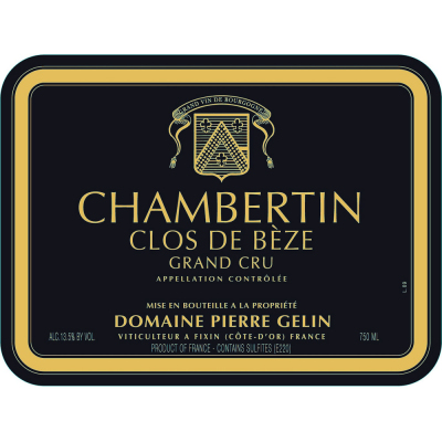 Pierre Gelin Chambertin-Clos De Beze Grand Cru 2013 (1x75cl)