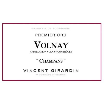Vincent Girardin Volnay 1er Cru Champans 2023 (6x75cl)