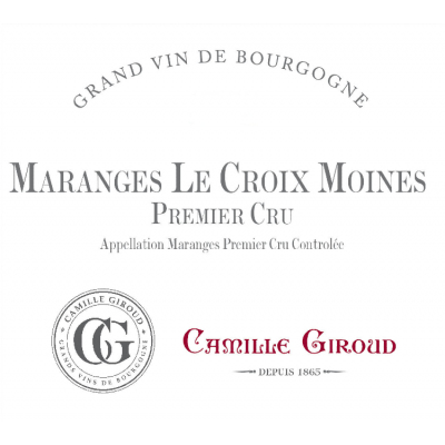 Camille Giroud Maranges 1er Cru Le Croix Moines 2017 (6x75cl)