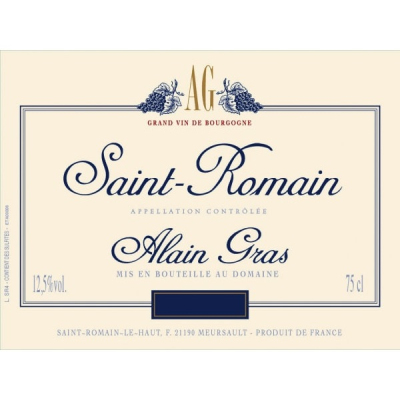 Alain Gras Saint-Romain Rouge 2022 (1x75cl)