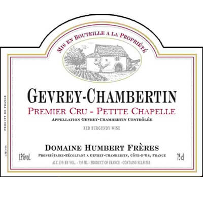 Humbert Freres Gevrey-Chambertin 1er Cru Petite Chapelle 2022 (12x75cl)