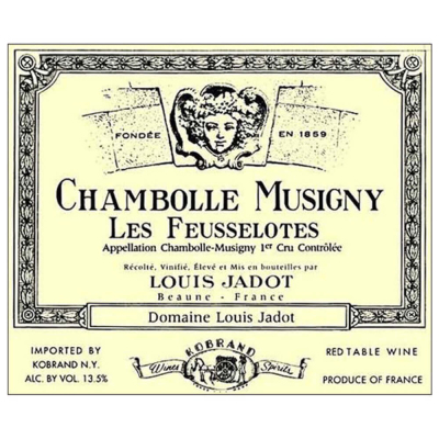 Louis Jadot Chambolle-Musigny 1er Cru Les Feusselottes 2022 (3x75cl)