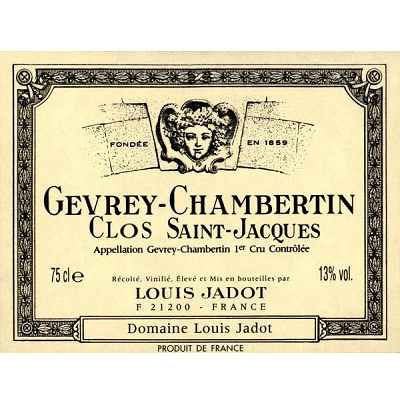 Louis Jadot Gevrey-Chambertin 1er Cru Clos Saint-Jacques 2009 (12x75cl)
