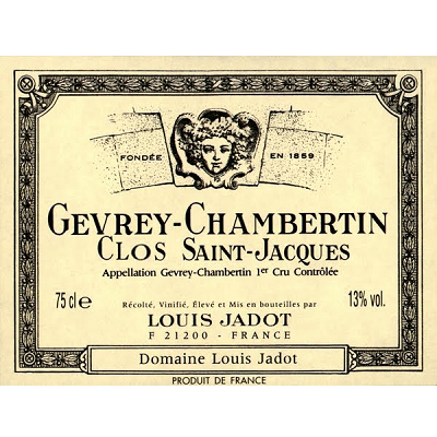 Louis Jadot Gevrey-Chambertin 1er Cru Clos Saint-Jacques 2020 (1x300cl)