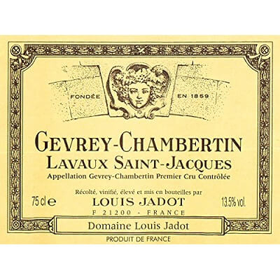 Louis Jadot Gevrey-Chambertin 1er Cru Lavaux Saint-Jacques 2023 (6x75cl)