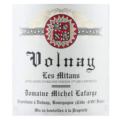 Michel Lafarge Volnay 1er Cru Les Mitans 2011 (6x75cl)
