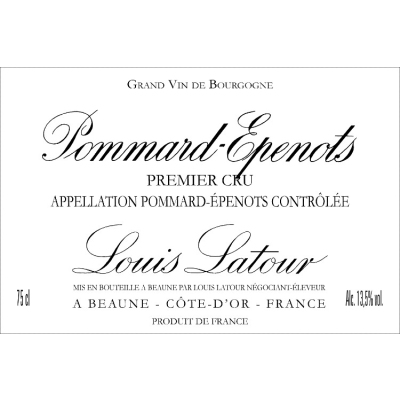 Louis Latour Pommard Epenots 1er Cru 2021 (6x75cl)