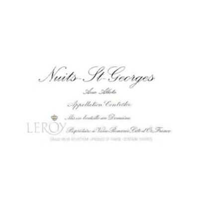 Leroy Nuits-Saint-Georges Aux Allots 1995 (1x75cl)