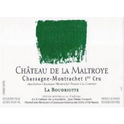 Maltroye Chassagne-Montrachet 1er Cru Boudriotte Rouge 2020 (12x75cl)