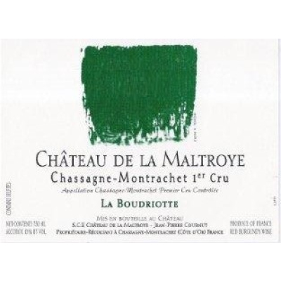 Maltroye Chassagne-Montrachet 1er Cru Boudriotte Rouge 2020 (6x75cl)
