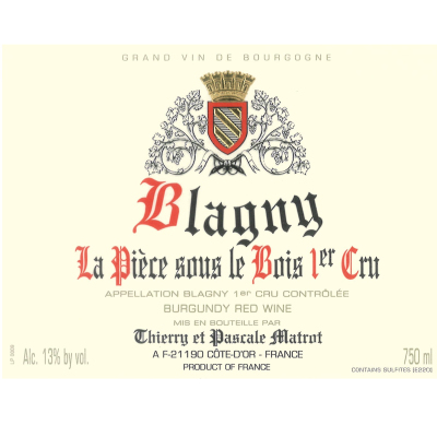 Matrot Blagny 1er Cru La Piece Sous le Bois Rouge 2014 (12x75cl)