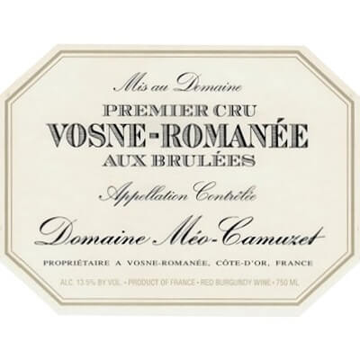 Meo-Camuzet Vosne-Romanee 1er Cru Aux Brulees 2010 (3x75cl)
