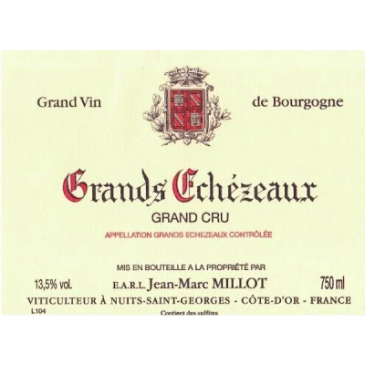 Jean-Marc Millot Grands Echezeaux Grand Cru 2015 (6x75cl)